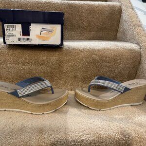 Athena Alexander Wedge Thong Sandal